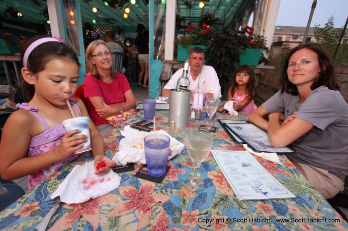 But it was worth it to sit on the bay and enjoy dinner.