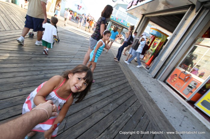 What trip to Ocean City would be complete without a walk on the boardwalk.