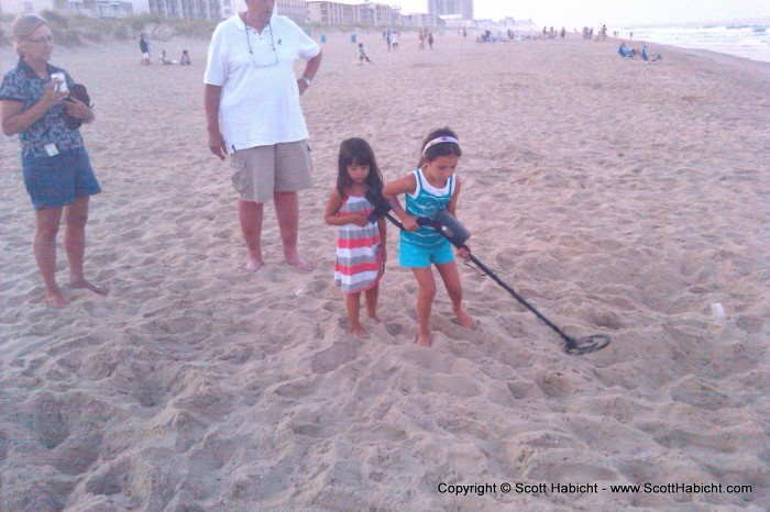 After our boardwalk walk, it was time to look for some treasure.