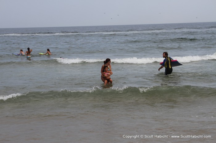 It was time for me to do some boogie boarding.