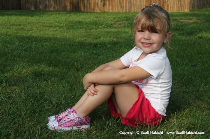 Those are the twinkle toe shoes we bought her.