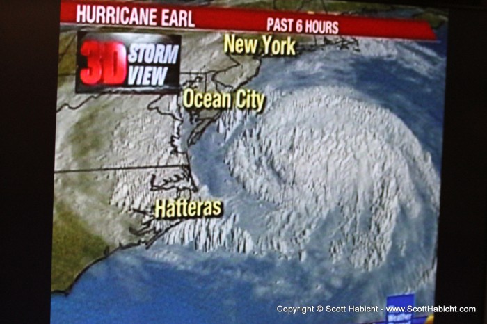 Hurricane Earl came during Labor day weekend. Check out the album "Hurricane Earl - Labor Day Weekend" for those pictures.