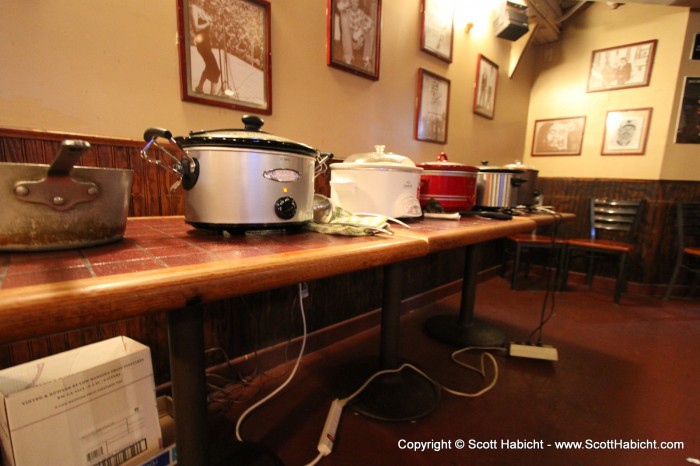 The next day, it was down to the brew pub for the crab soup cook off.