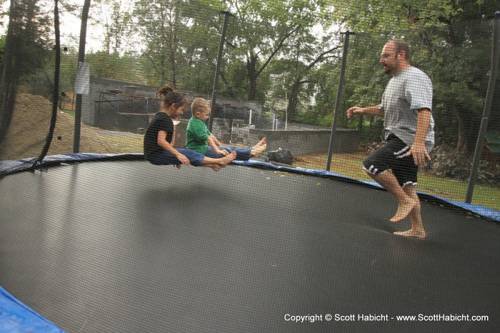 And then we all went out back and played.