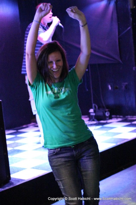 Kristi enjoyed dancing....