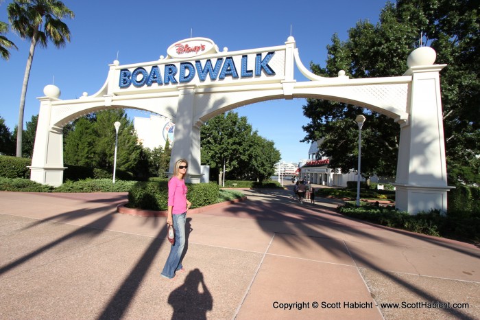 We finished our walk around the boardwalk....