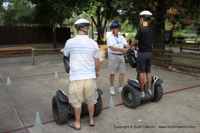 And then road an off-road Segway.