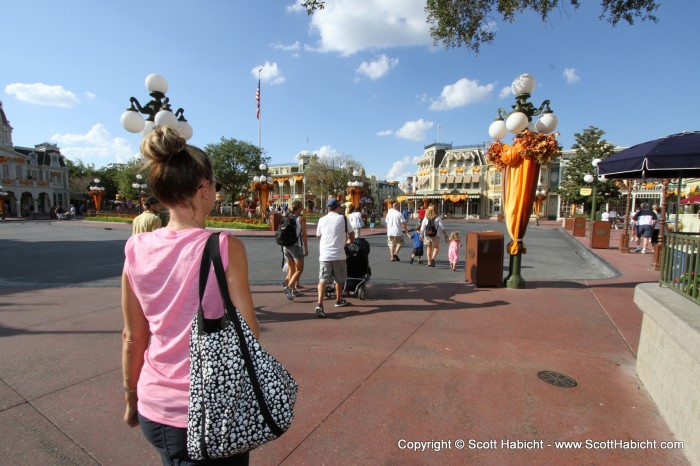 Inside the Magic Kingdom we headed straight to...