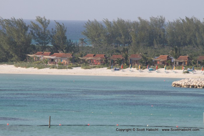 Back on the ship, and you can see our cabana...