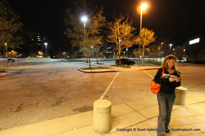 The line was too long at Toys R Us, so we headed to the Mall in Columbia.