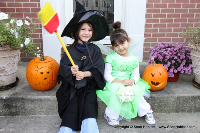 The girls were dressed and ready to go....