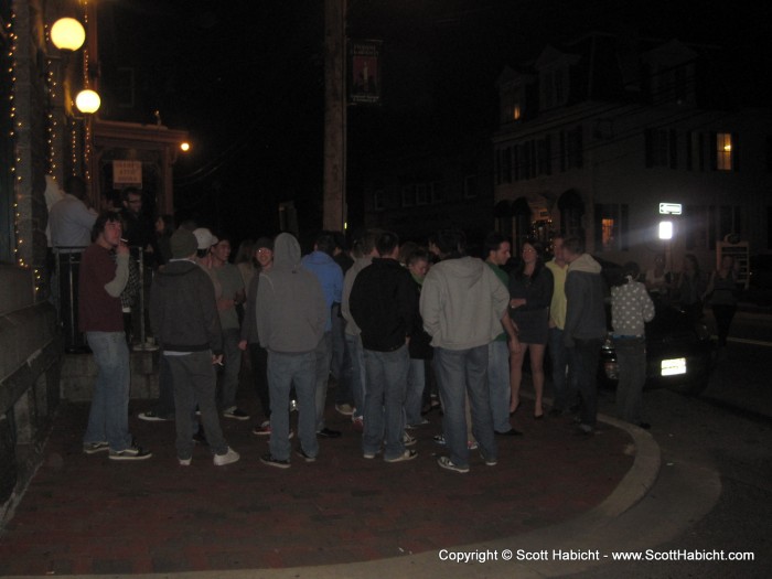 The day before Thanksgiving is always a huge drinking night, on Main Street especially.