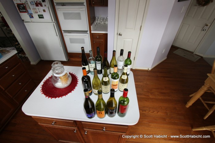 With 16 bottles gone, I'd say everyone had a good time at the wine party. Check out the album "Wine Party 2010" for those pictures.