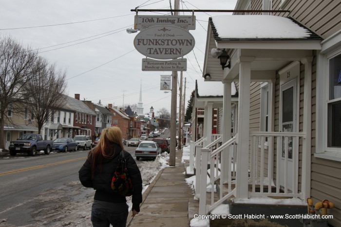 At our old favorite, Funkstown Tavern.