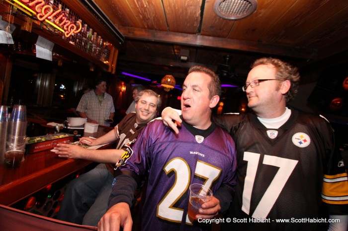 While I was doing the photos, Joe was a good sport and did the note taking of the draft on the newspaper.