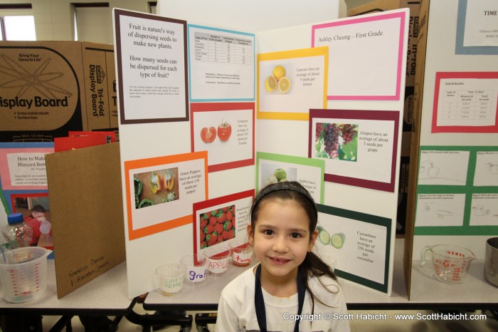 If you remember the fruit from the end of Winter 2011, this is the science project that went with them. Good thing Ashley has such a good Aunt and Uncle!!!!