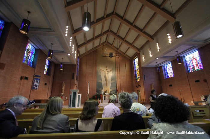 The Church was very pretty inside...