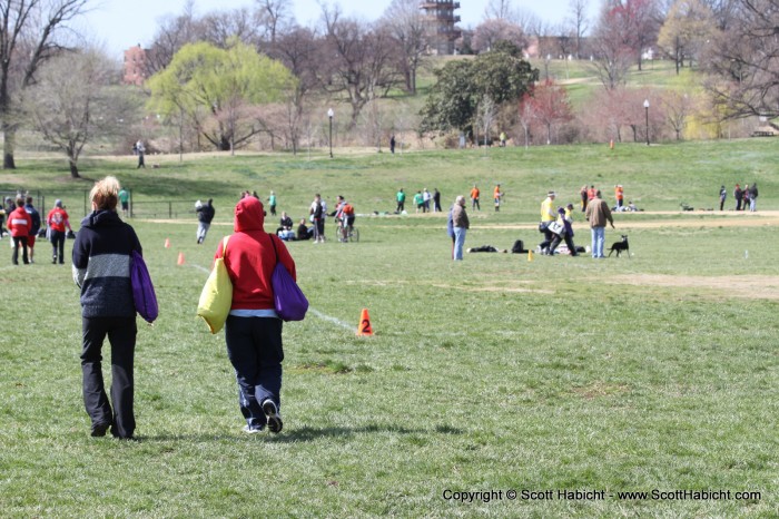 The next day it was down to the city for Kelli's football game.