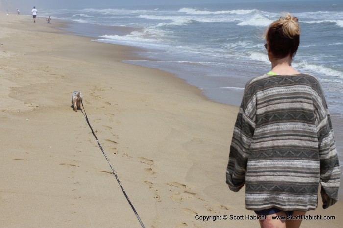 Later it was time for a walk on the beach...