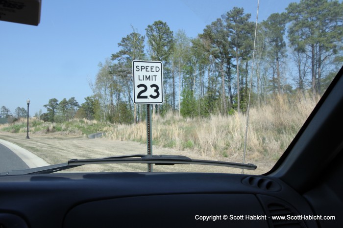 Before heading past this unusual speed limit sign...