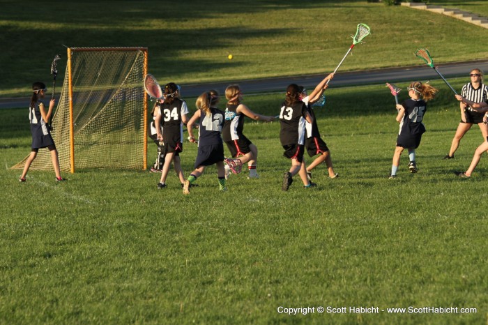 She scored a few goals, including this one.