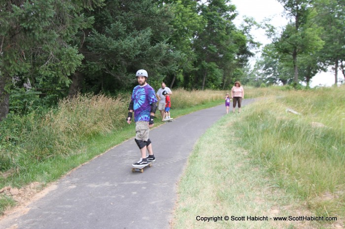 Of course, all this talk of skateboarding...