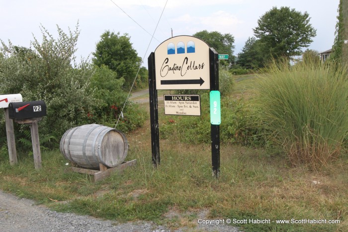 The third and final winery for the day was Gadino Cellars.