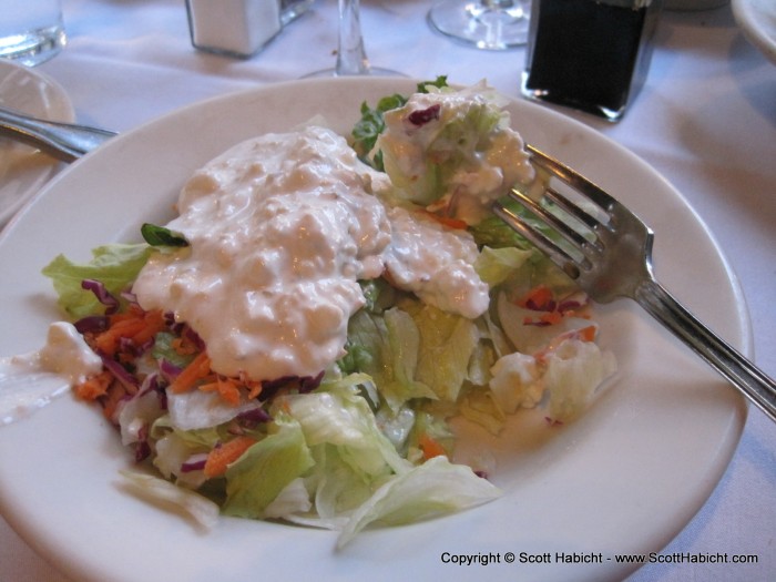 The best blue cheese salad.