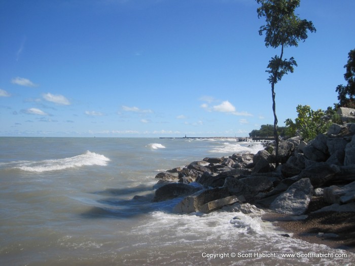 It was gorgeous, but the water was pretty nippy.