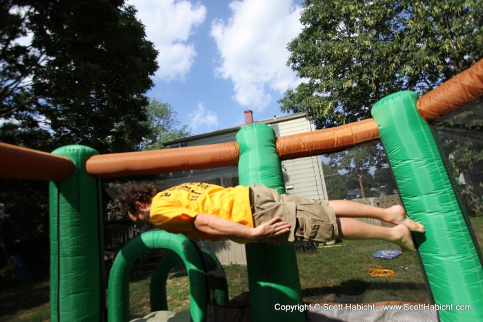 We went home and I showed Bridget how to plank in a new manner. (For the record this is the only picture of me planking, and it was for purposes of demonstration)