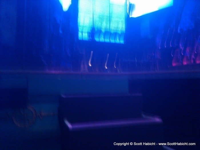 This is how close our seats were to the stage (front row).