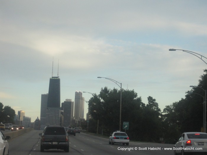 The Sears Tower from the road.