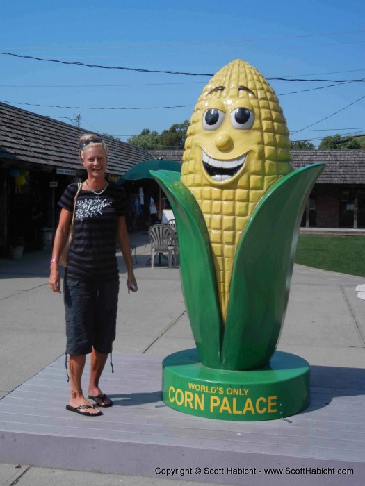 They took a detour to The Corn Palace in Mitchell, South Dakota.