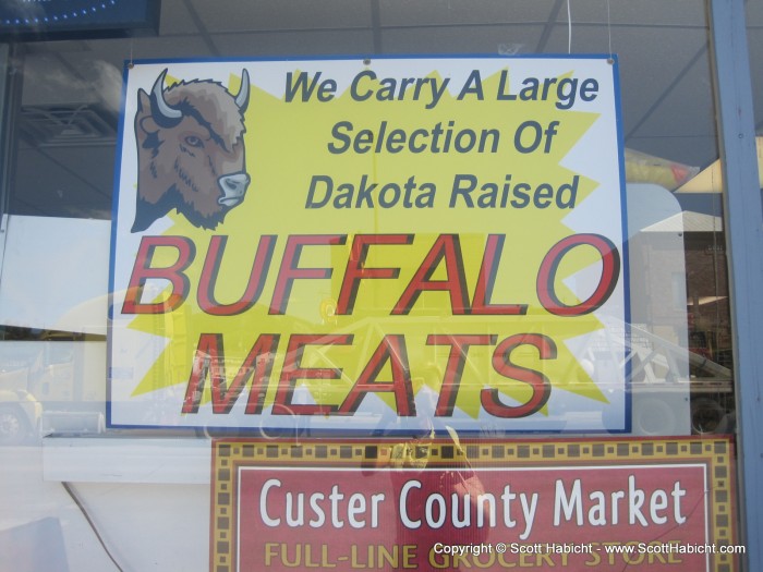 Buffalo meat is available everywhere.