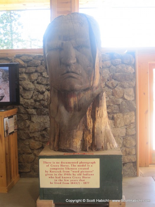 Interesting that no one really knows what Crazy Horse looks like.