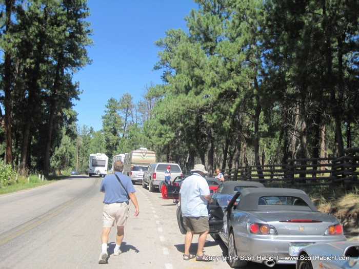 What part of this-is-RV-parking-only don't you understand. All these cars were made to move. Ha!