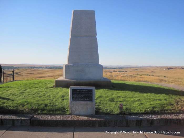 Custer's memorial.