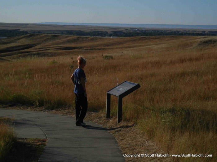 The landscape looked much as it had back in the day.