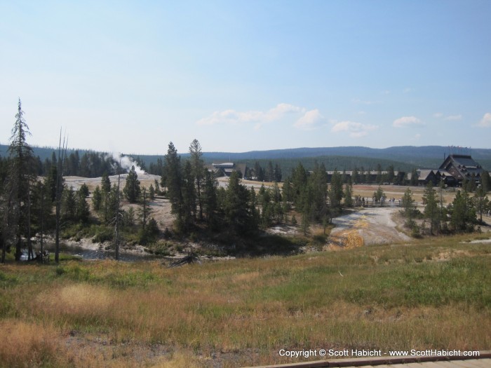 That's Old Faithful to the left.