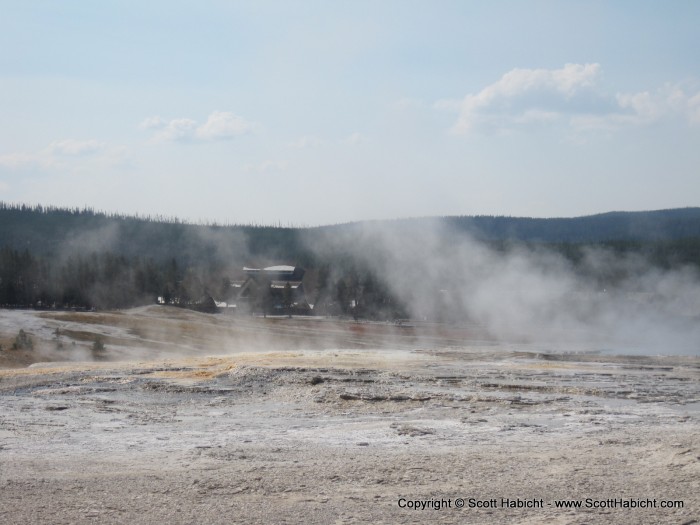 The sulfur smell was overwhelming but they got used to it.