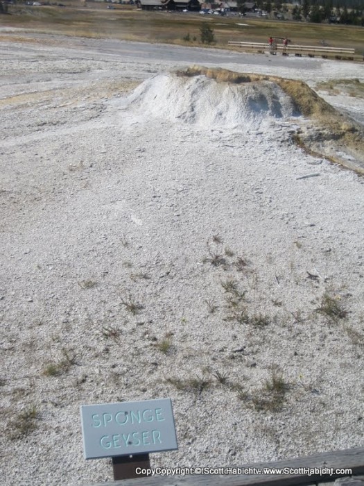 This is a geyser out of order. More on this later.