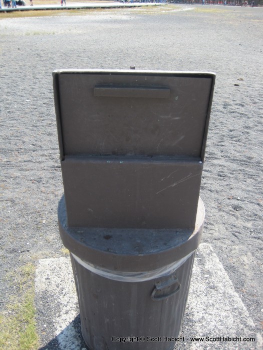 No bears are getting into this trash can.