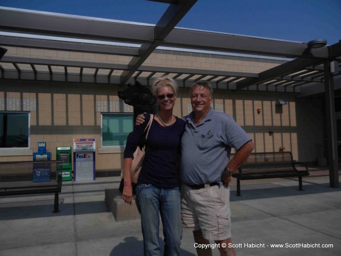 And left from Cody Wyoming (airport pictured here), for 12 hours of flying to go through Salt Lake City, and Minneapolis, to get back to South Dakota for a wedding. More on that next time!