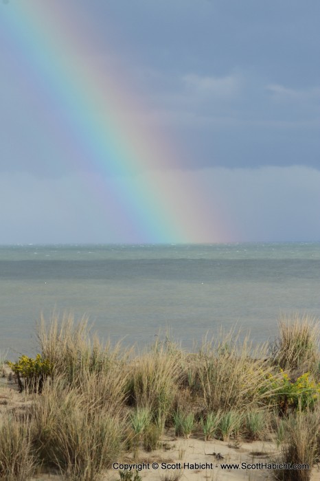 The rainbow was a sign of good times to come.