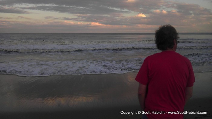 A quiet walk on the beach...