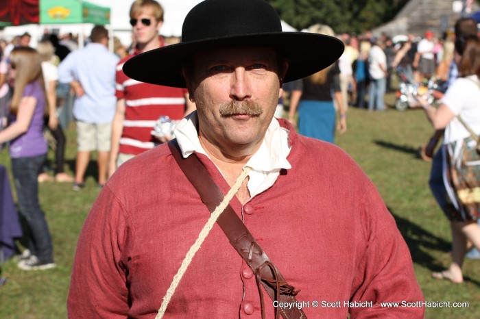 There even was held at a national historic landmark, with a few individuals dressed in period costume.