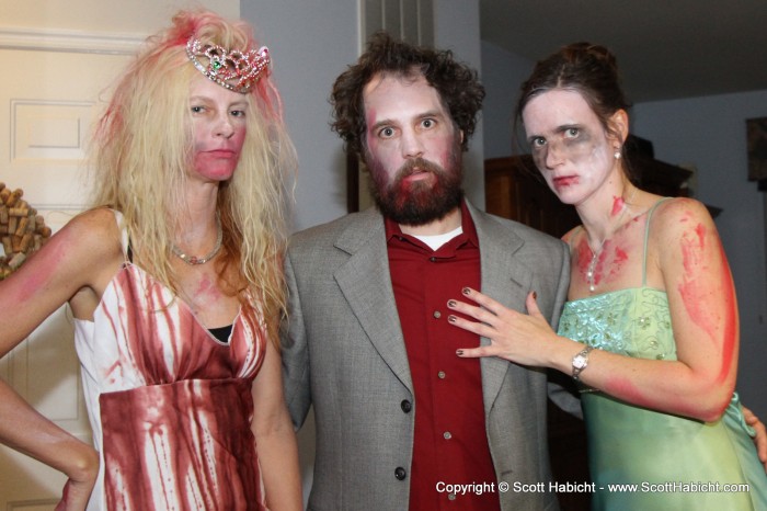 For Halloween we went to a zombie ball.