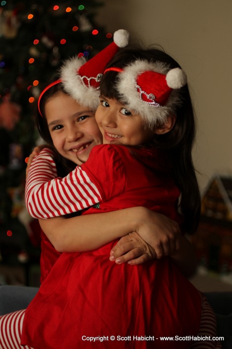 I took pictures of Ashley and Sophia for Kristi's Christmas card again this year.