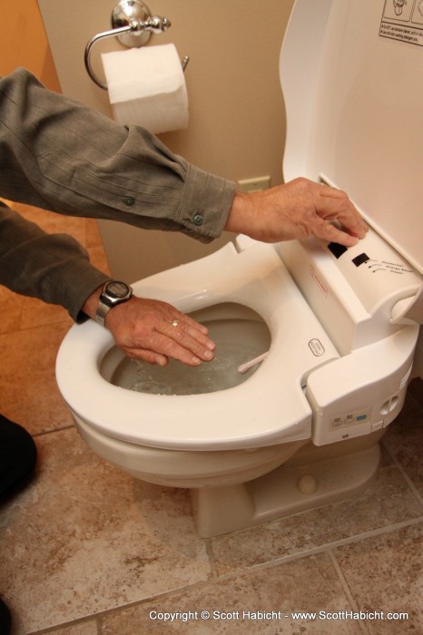 And headed to my parents house and checked out the new bidet.