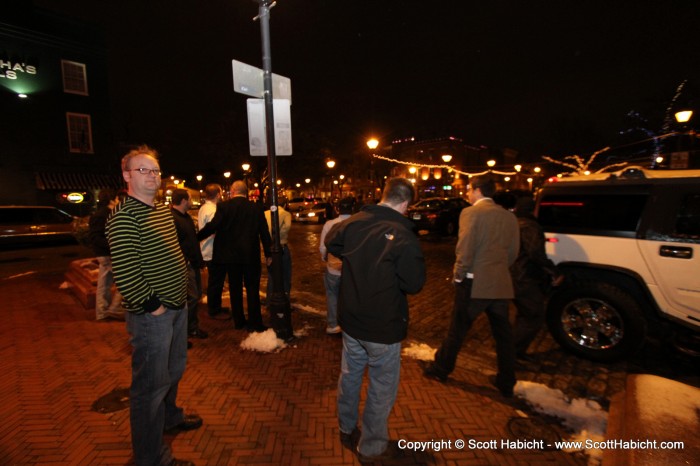 We arrived at Fell's Point in Baltimore at 9:09pm.